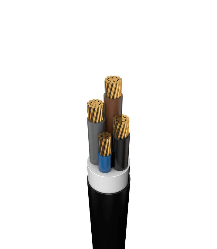 0,6/1 KV N2XY ÇOK DAMARLI BAKIR İLETKENLİ KABLO