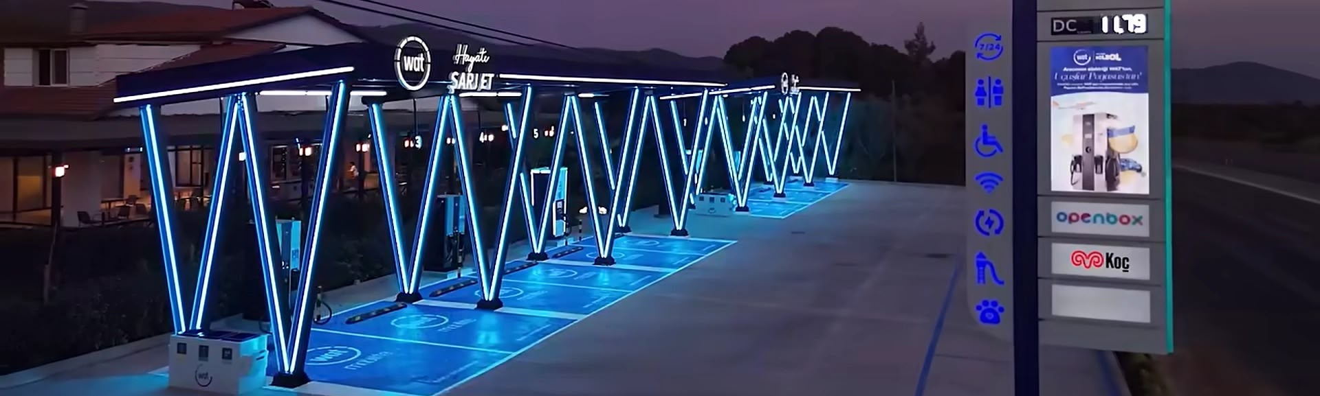 Elektrikli Araçlar için Şarj İstasyonları